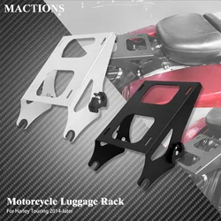 Motorcycle Luggage Rack Detachable Tour Pack Rack Mounting Brackets For Harley Touring Road Electra Street Glide FLHT FLHX 14-Up