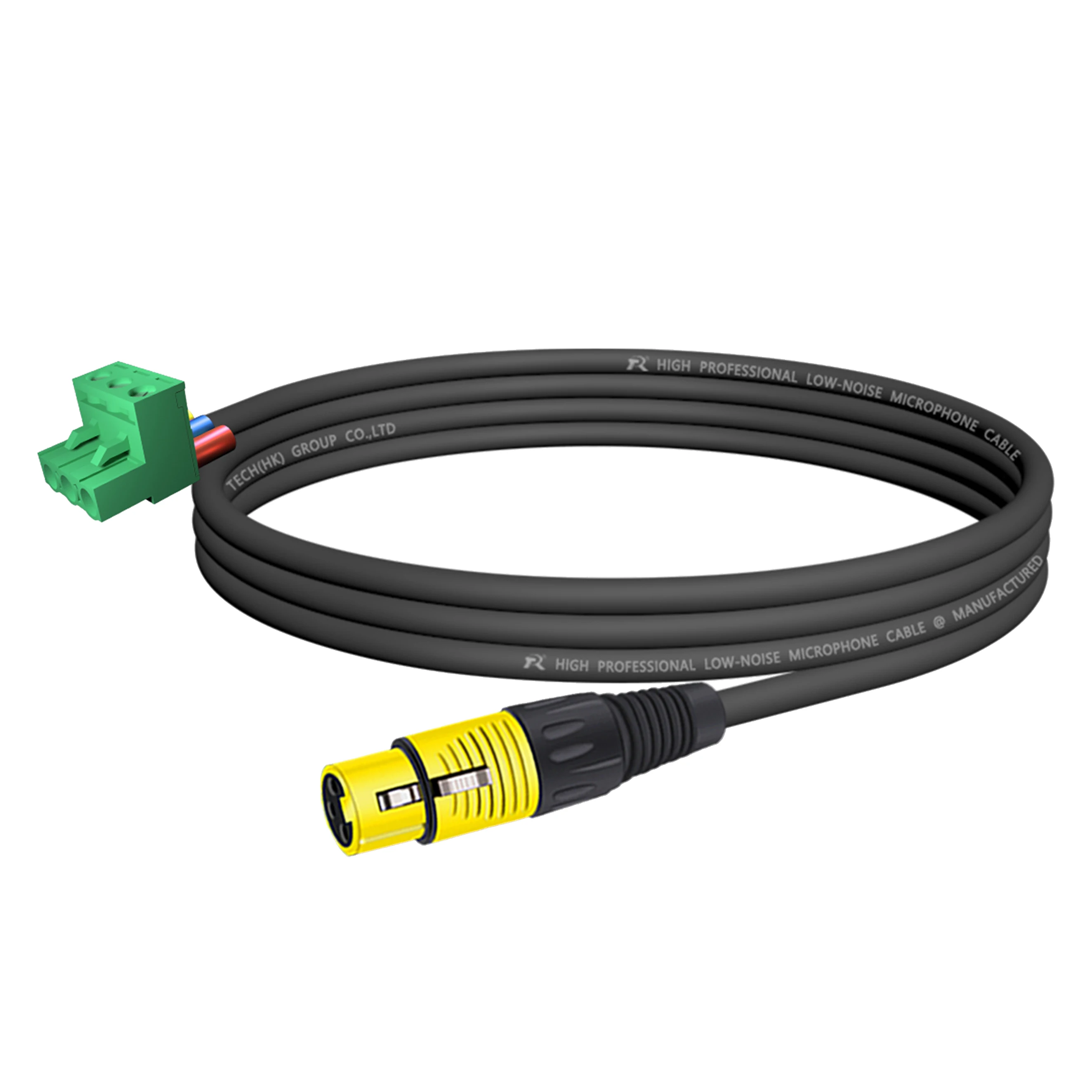 Lautsprechersystem, Bühnen-Soundverkabelung, Professionelle PCB-Montage Audioanschluss, 5,08mm 3-Pin Phoenix Terminal zu Geradem 3P XLR M/F Stecker – Detail 7