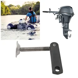 Transom Clip Handle Outboard Motor Mirror Clamping Handle Screw 6E04311800 for Yamaha 4HP 5HP 6HP 8HP 9.9HP 15HP 2 Stroke Engine
