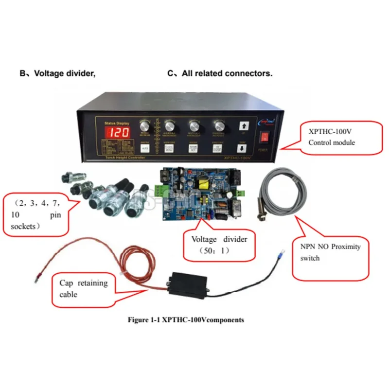 Nowy produkt! Regulator wysokości napięcia łukowego CNC XPTHC-100V przecinarka plazmowa zastępuje XPTHC-100 CX