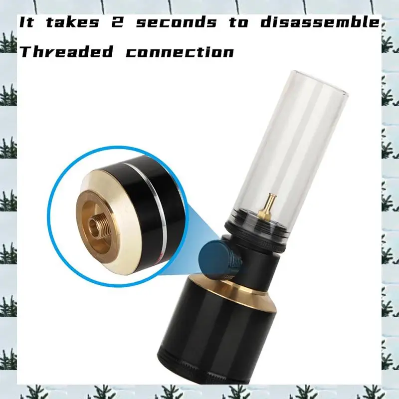 ABLG Camping Gas Iamp Candle Lamp With Empty Can Atmosphere Gas Lamp Horse Lantern Outdoor Gas Burner Tent Lamp Durable Easy To