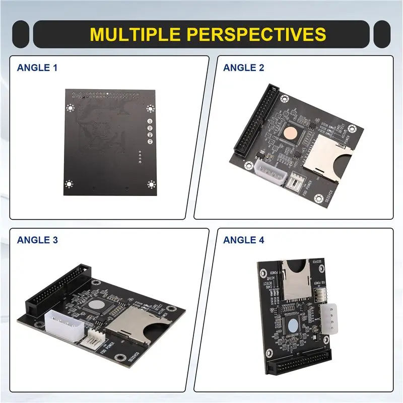 Efficient 1 Piece SSD Embedded Storage Adapter Card IDE For SD Card Adapter IDE Expansion Card