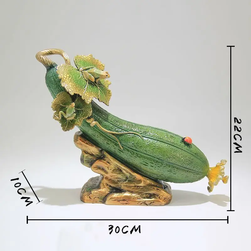 

Brass loofah ornament, quack to make a fortune, creative craft jewelry, home living room, decoration housewarming gifts