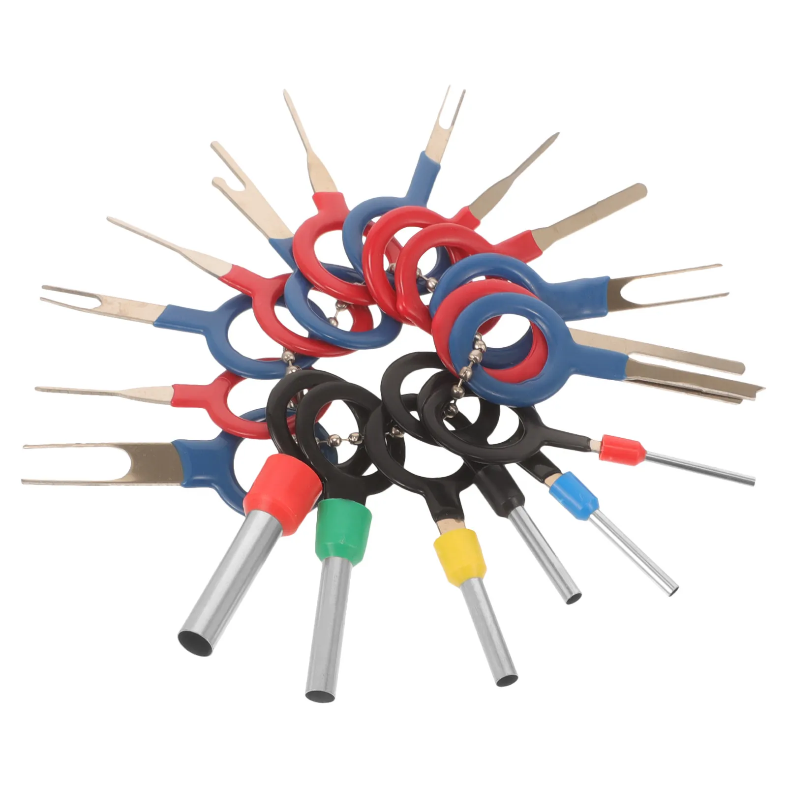 

1Set Professional Automotive Pin Removal Tool Set Terminal Ejector Kit for Electrical Connectors Wire Harness Depinning with