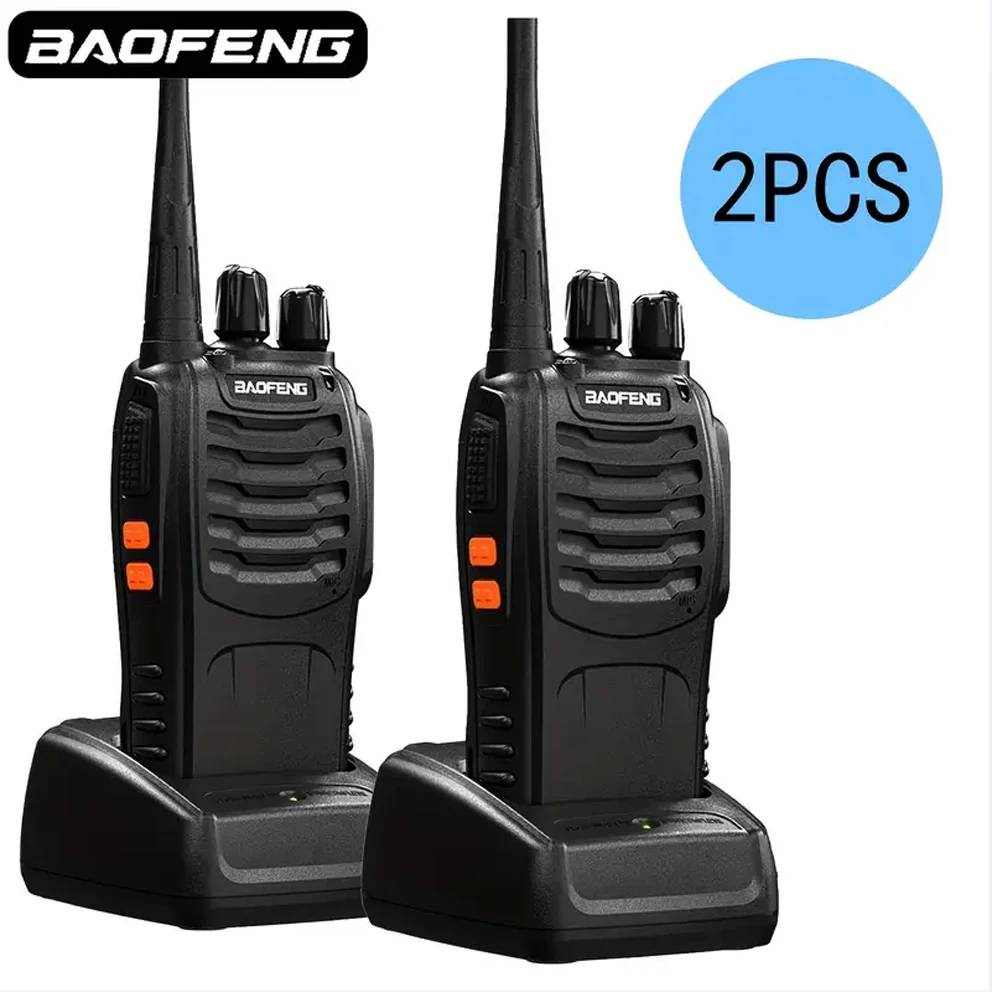 2 sets of original Baofeng BF-888S/5w/long-distance walkie talkie/two-way radio channel/self-service travel