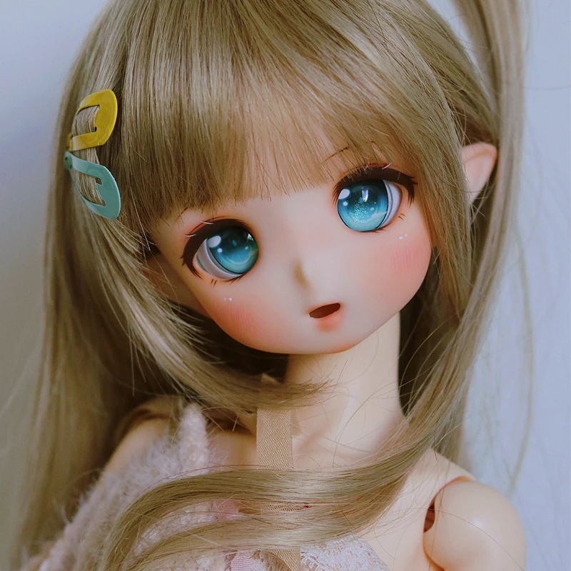 New full set of 1/4 point female bjd doll sd  open mouth rabbit girl Ruby  two dimensional animation  joint movabl