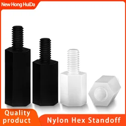 Male to Female Hex Nylon Motherboard Standoff Board Rack Stud Column Spacing Screws PCB Insulation Bolts M2 M2.5 M3 M4 M5 M6