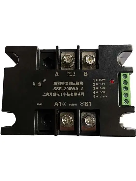 Single-phase Rectifier Voltage Regulating Module SSR-60WA-Z, 4-20MA, 0-10V, 1-5V, 10K Potentiometer