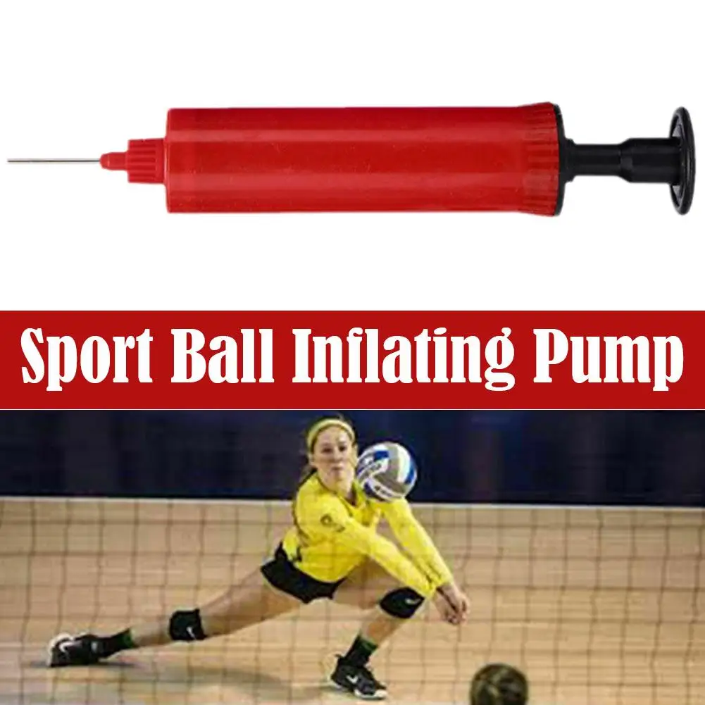 Bomba de inflar bola esportiva universal com pino manual portátil versátil bomba de ar para futebol basquete rugby vôlei