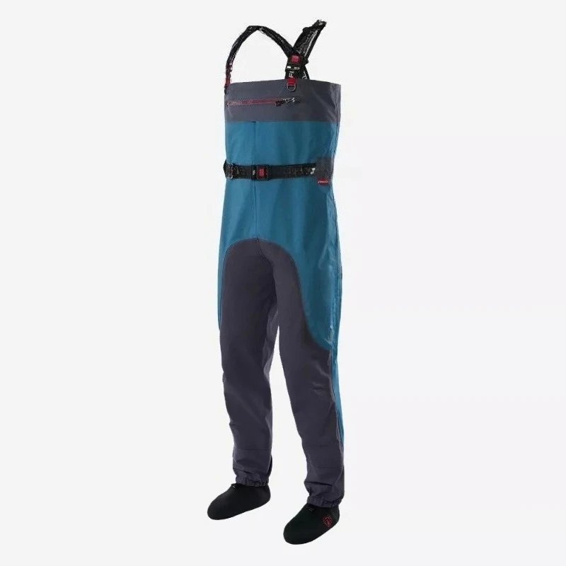 

Thickened wear-resistant half-body one-piece launching pants waterproof and breathable, light fishing overalls, fishing pants