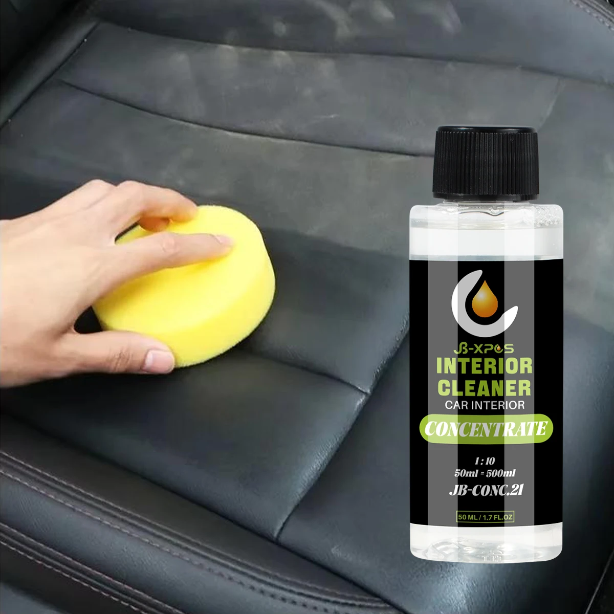 Interior Cleaner Car Interior Concentratem Multi-Purpose Cleaner Spray For Leather Seats Wood Dashboard Trim Carpet Plastic