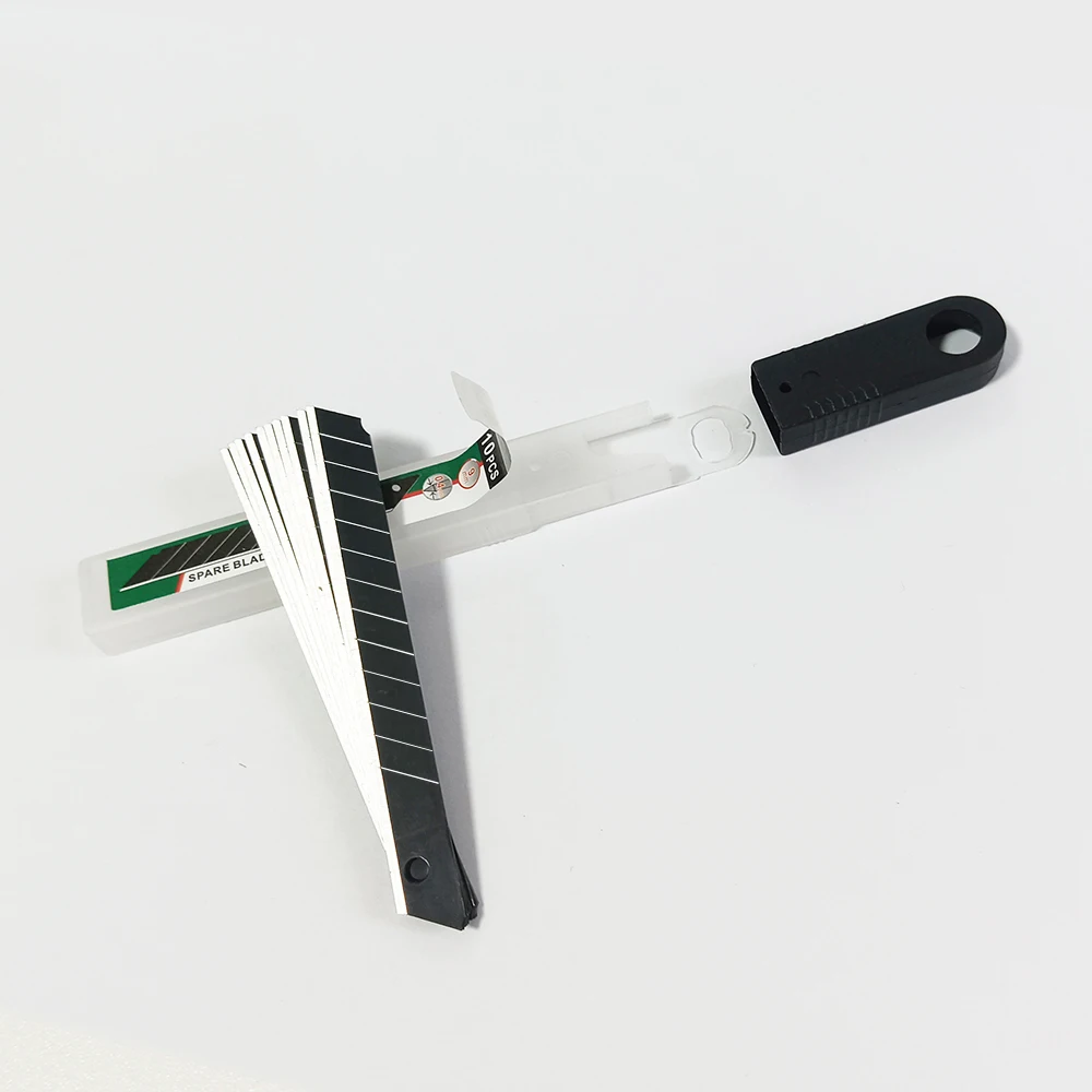Lame de rechange Snap Off résistante à 30/60, coupe-papier rond en vinyle, couteau utilitaire, outil de coupe de rasoir bricolage, acier au carbone