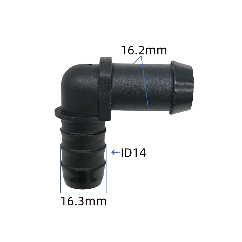 ID14 universal Fuel line quick connector two side connector connect 16mm inner diameter pipe 2pcs  a lot