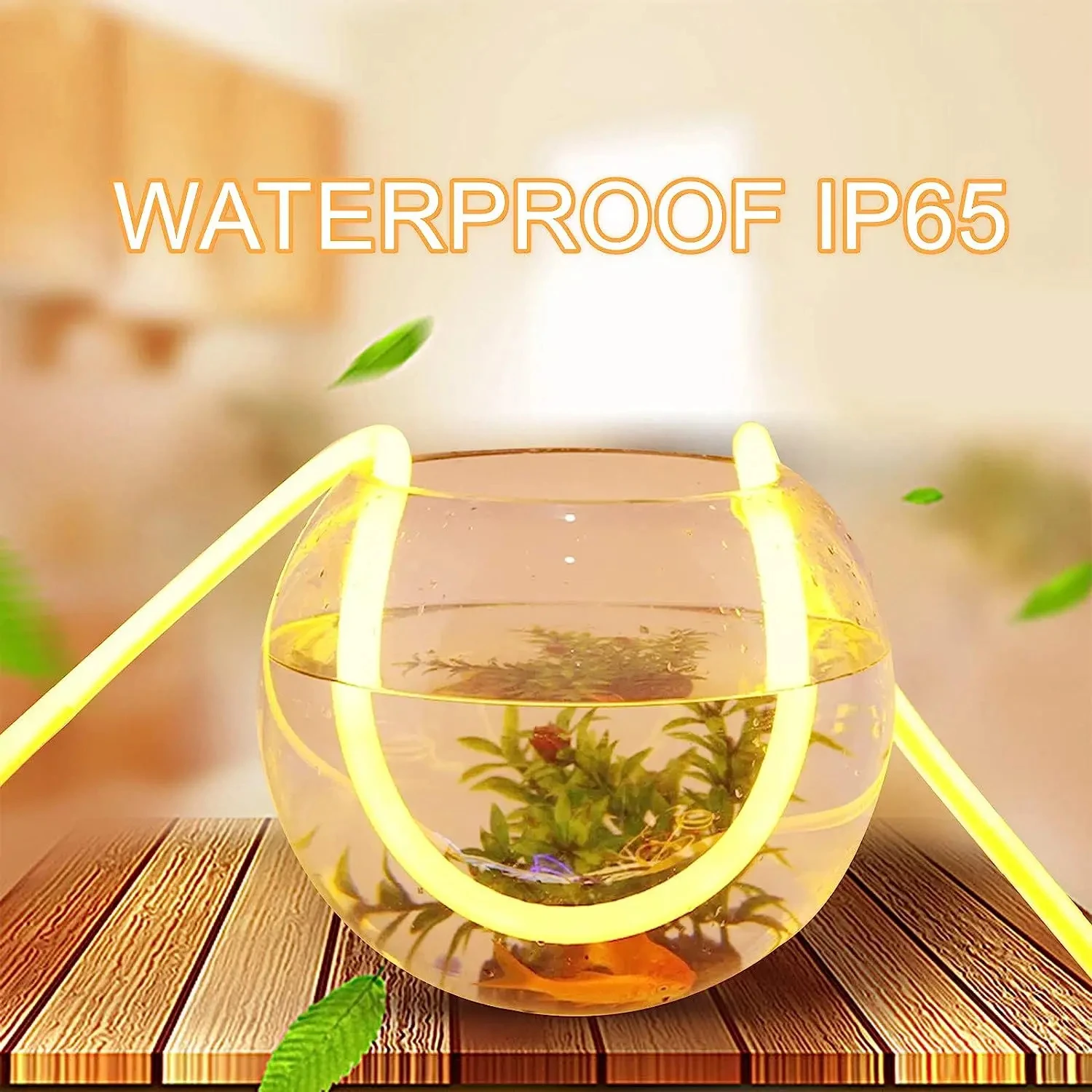 Tira de luces LED de neón de 12V y 5M, lámpara de neón de silicona Flexible, 600LEDs/m, lineal integrado, resistente al agua para fiesta en casa, luz de decoración DIY