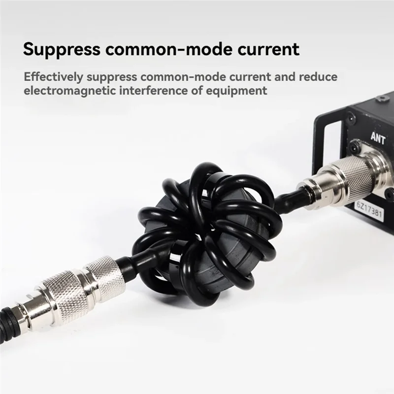 B24B حلقة مغناطيسية لراديو الموجات القصيرة EM-43 1.8-30 ميجا هرتز خنق الموجات القصيرة 1:1 الوضع الحالي Balun