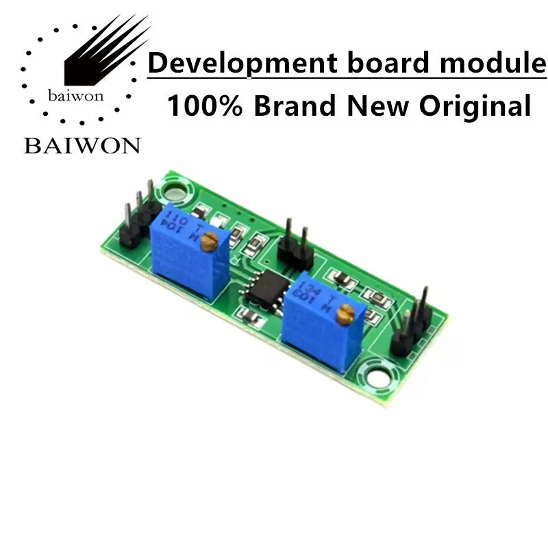 LM358 weak signal amplifier voltage amplifier two-stage operational amplifier module single power signal collector