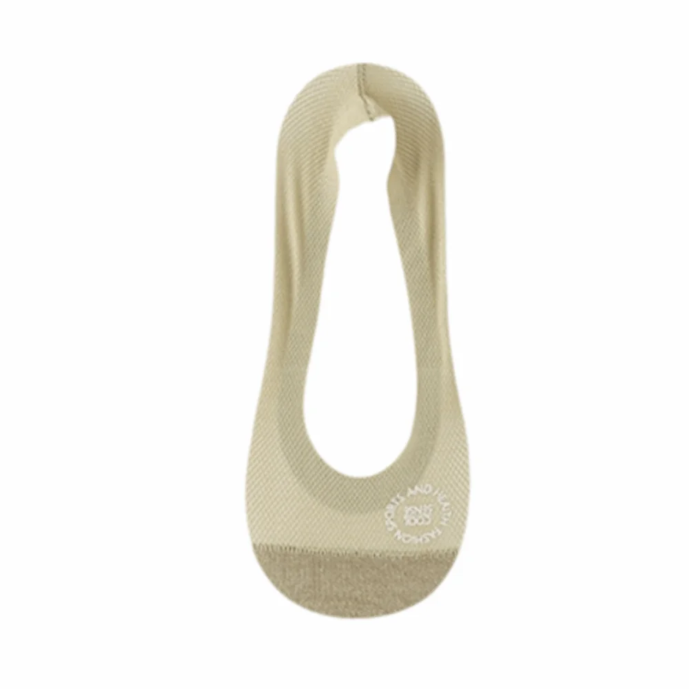 Simple Mesh Bottom Invisible Socks Ultra-Thin Solid Color Boat Socks Sweat Absorption Odor-Resistant Anti Slip Socks High Heels