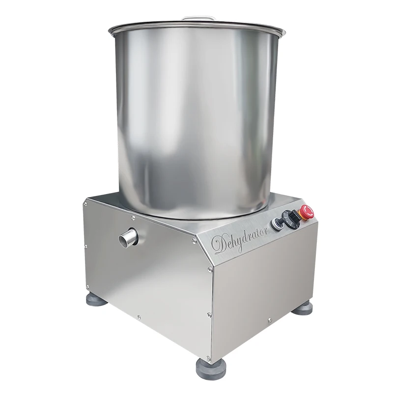 Hot Sale Commercial Vegetable Dehydrator Machine Stainless Steel Centrifugal Spin Dryer For Salad Fruit Vegetable Processing