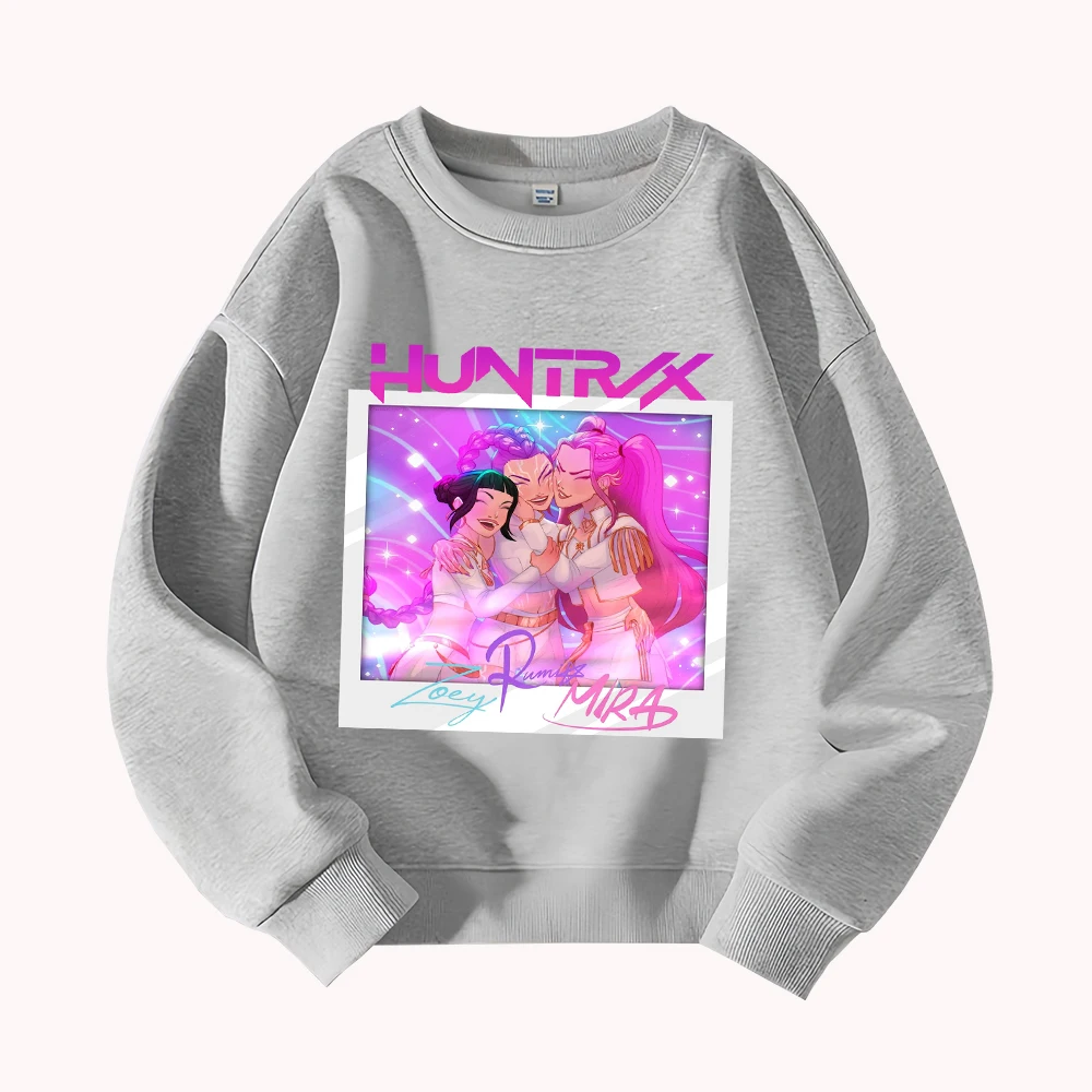 سويت شيرت برسومات شخصيات الهالوين من Saja Boys Baby Abby Mystery Romance Pumpkin Bat Ghost Print Crewneck Pulover