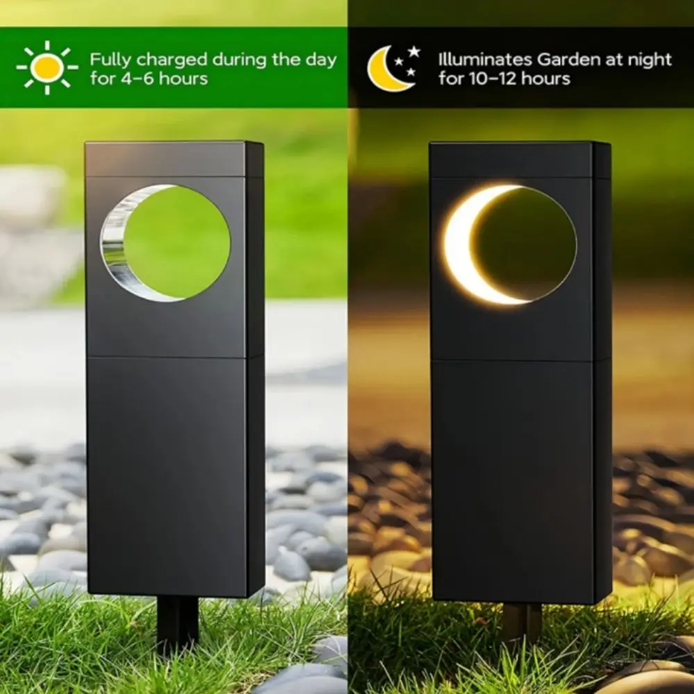 Outside Use Waterproof Solar LED Light IP65 Color Temperature Garden Lights Auto On/Off Brightness Path Lights Yard Decor