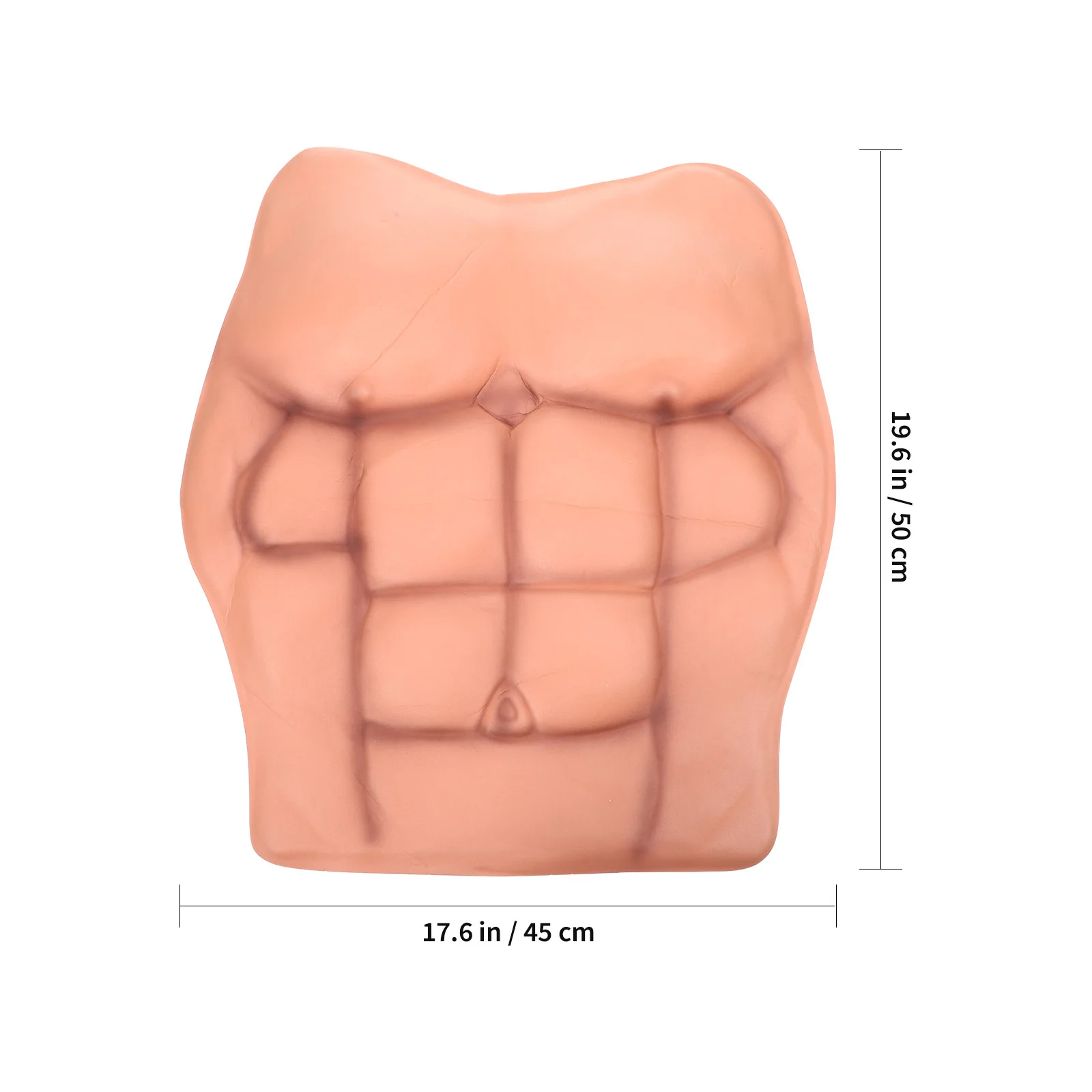 Fake Chest Muscle Props Realistic Mens Vest Costume Party Garment Halloween Cosplay Supplies Photoshoot Trick Game