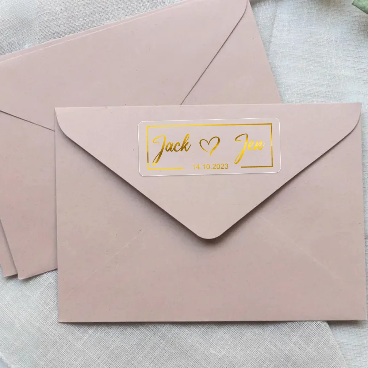 30-240 Buah Stiker Pernikahan - Personalised Candle Label ulasan dan harga