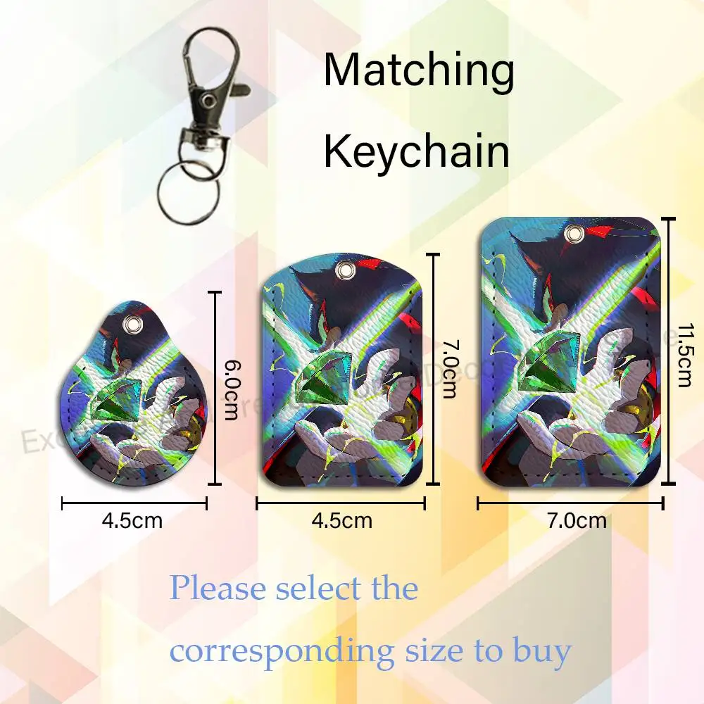 S-Shadow The H-Hedgehogs Holder Keychain For  Work Card Bank Business Holder Student Card Protective Case Bus Card view 5