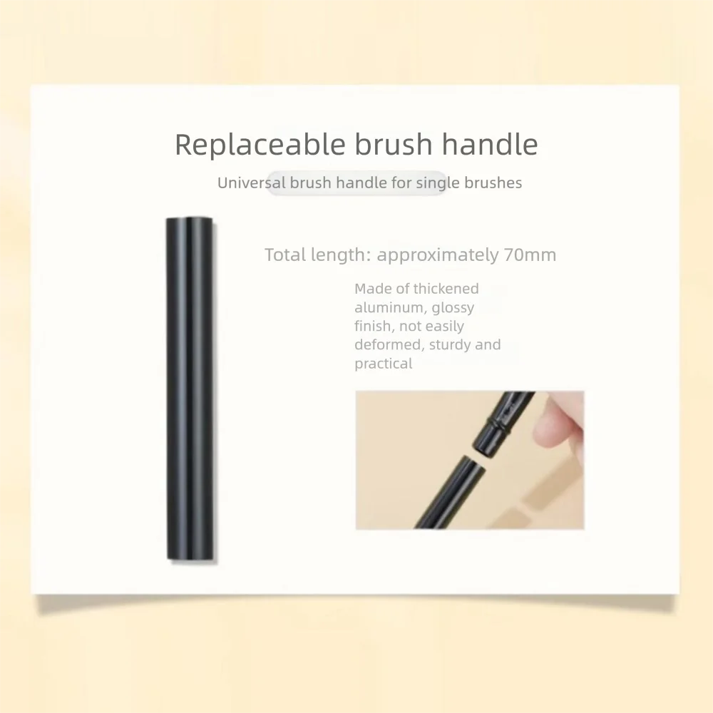 

Detachable Mini Travel Makeup Brushes Set 6Pcs Brushes With Box Portable Cosmetic Brushes Set Double Ended Multifunctional