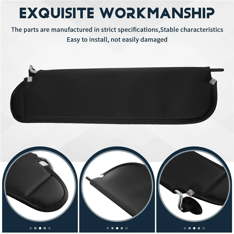 

AS-Car Left Driver & Right Passenger Sun Visor Sunshade For Jeep Wrangler TJ 1997-2002 5EP34 LAZAE 5EP35 LAZAE