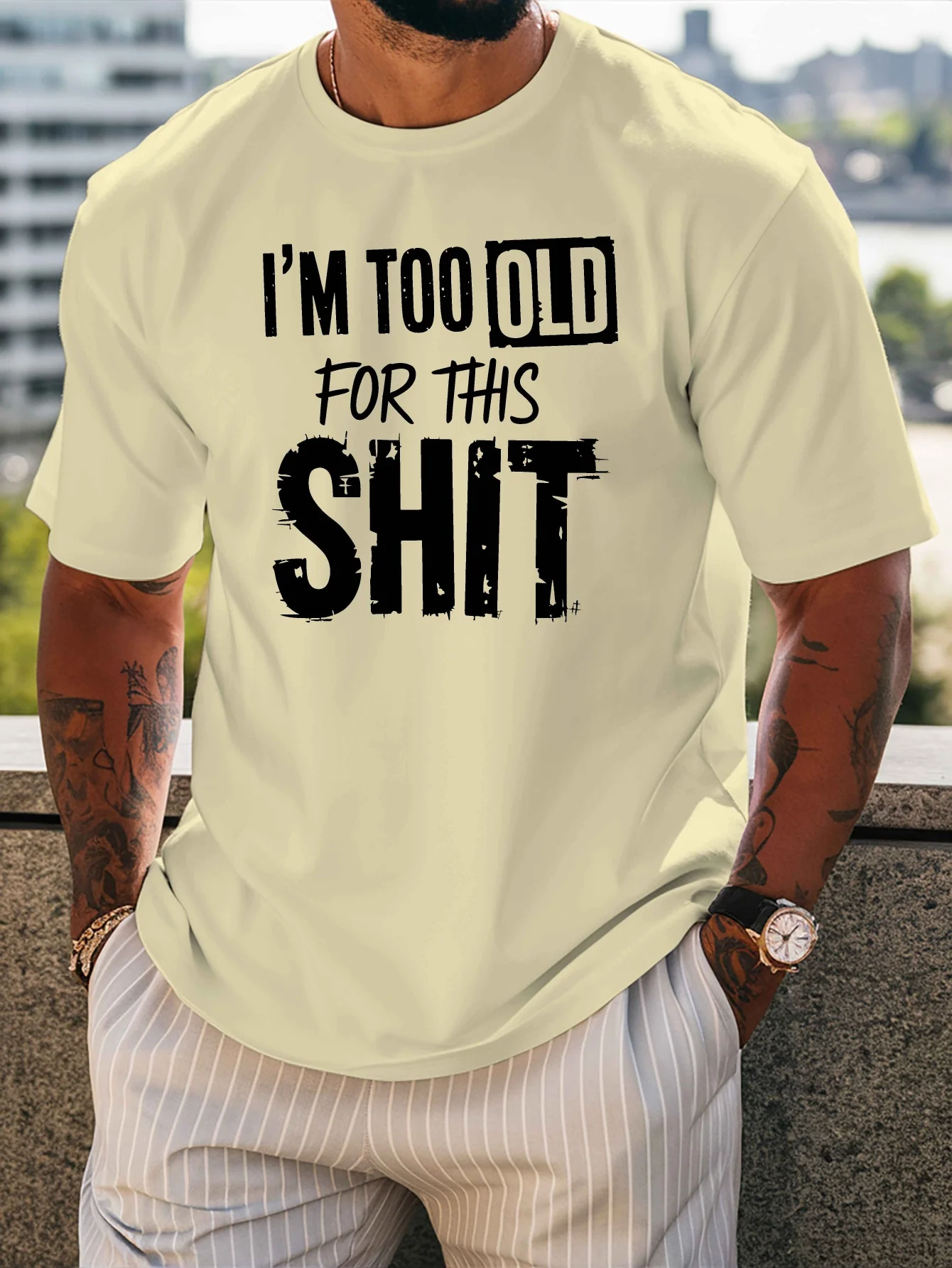 Summer Lightweight Breathable Men's T-shirts Clothing Large Size Casual Letter Print Men's Short Sleeve Tops Plus Size T Shirts