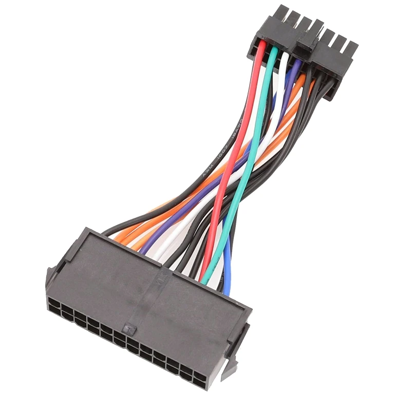 10CM Durable 24 Pin To 14 Pin PSU Power Supply Cord ATX Adapter Cable for .