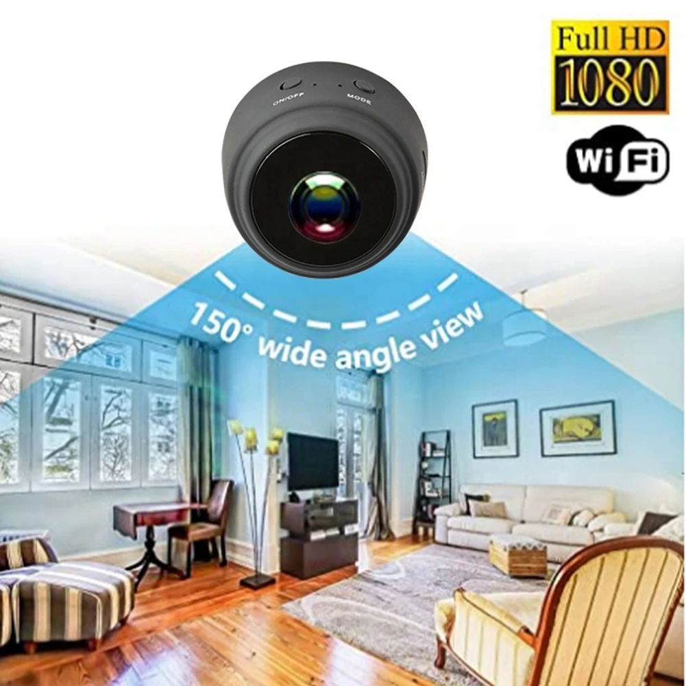 A9 Mini Camera HD 1080P Night Vision Camcorder Wireless WiFi IP Network Camera 150° Home Security Surveillance Camcorder