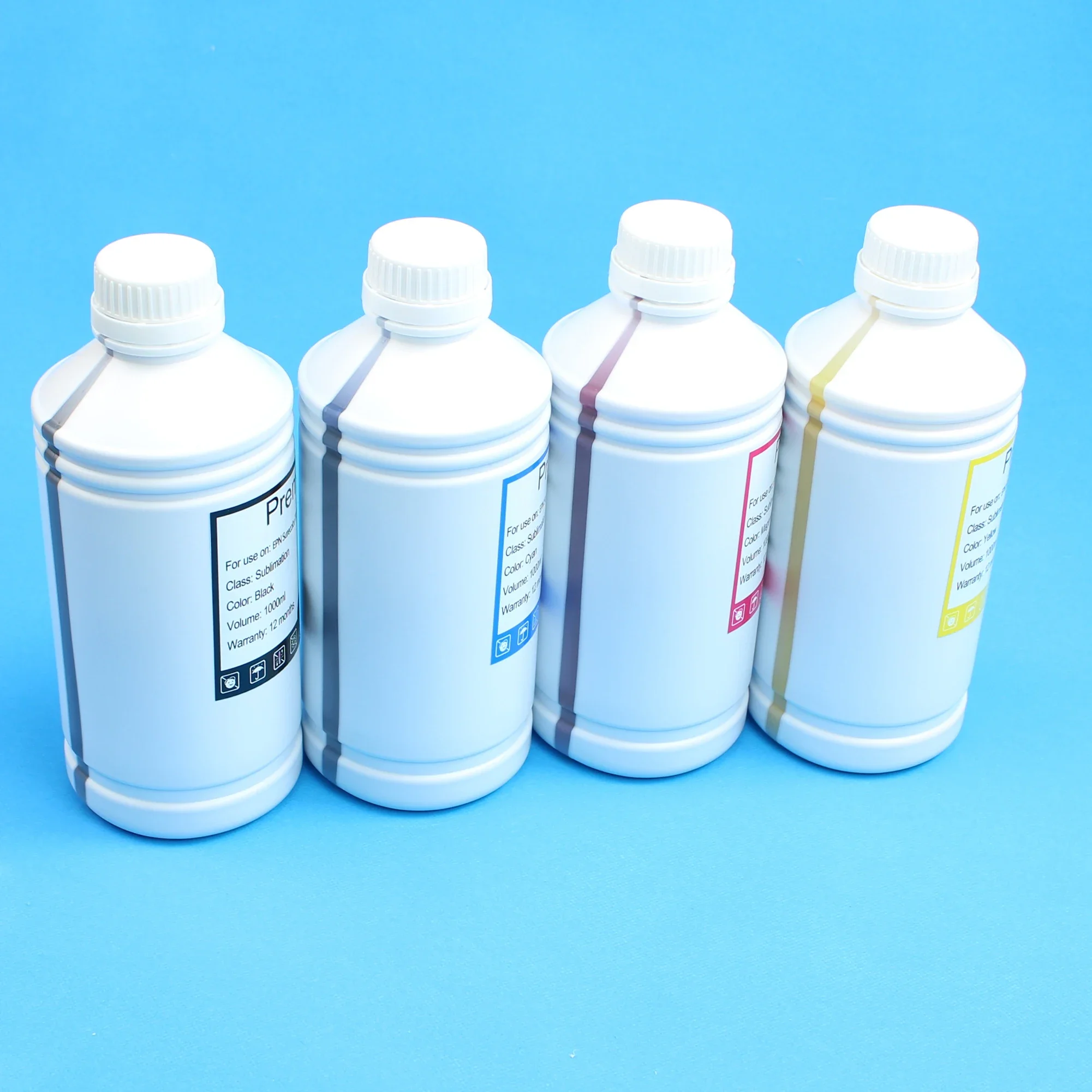 Cartucho de tinta pigmentada para impresora HP Designjet, 4 colores, 1000ml, 1 litro, 711, 711XL, T120, T520, T130, T530, CISS BK, C, M Y