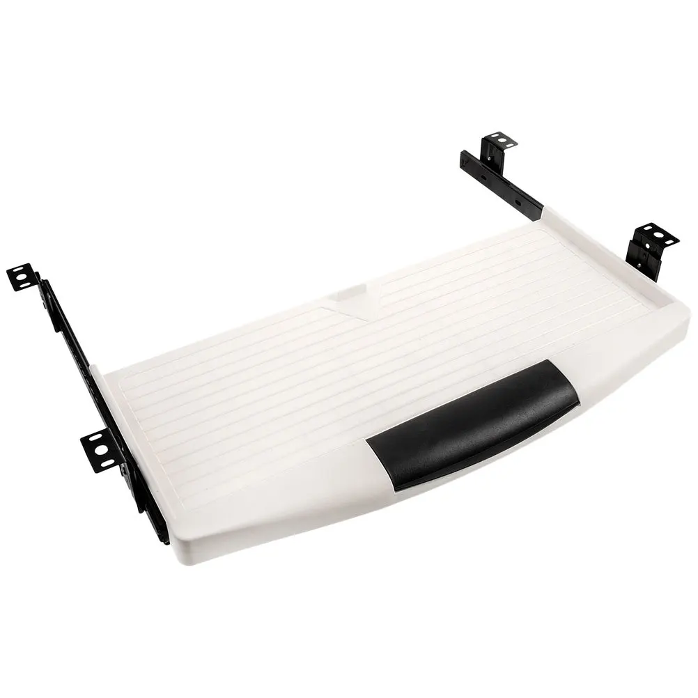 

1 set 1 Set Under Desk Tray Slide Out Ergonomic Holder For Desk, Noise Reducing Keyboard Storage Plate, Multi Purpose Computer