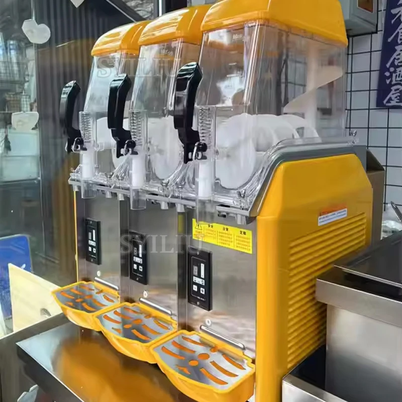 Automatic Commercial Steel Slush Puppy Machine High Productivity With Core Components for Hotels Home Use and Snacks