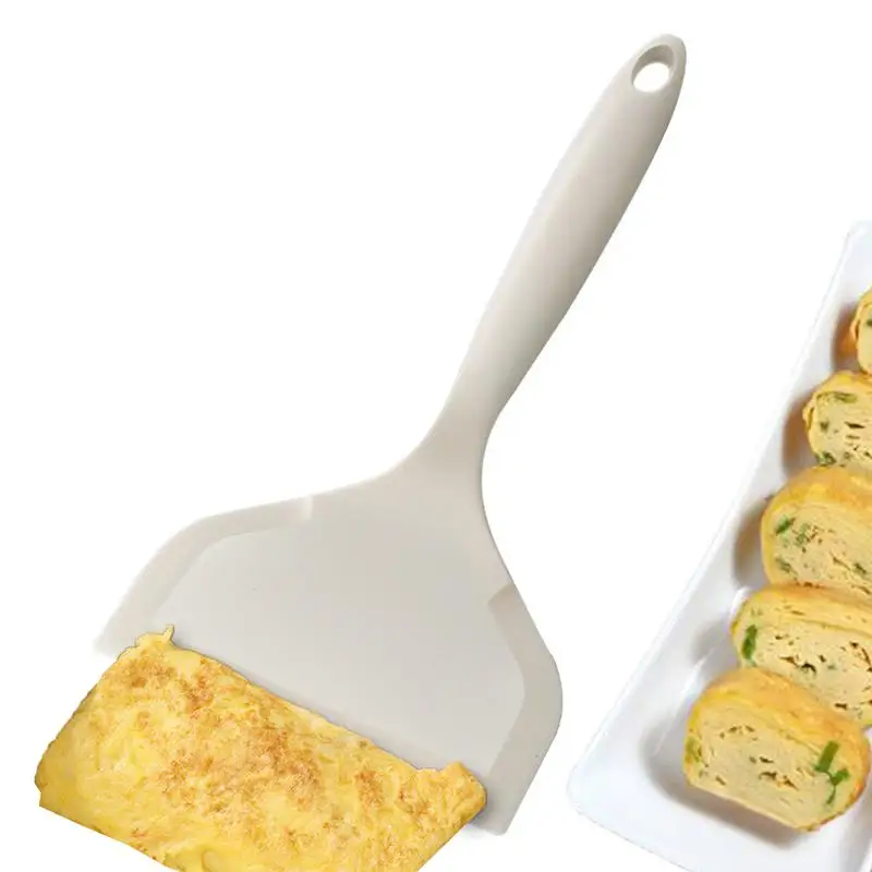 Pá de silicone espátula utensílios de cozinha carne ovo raspador de cozinha ampla pá de pizza fritar espátula antiaderente ferramentas para casa