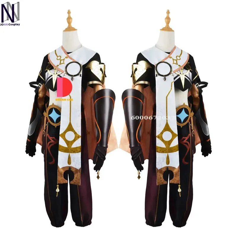 

DY20Genshin Impact Aether Cosplay Costume Adult Carnival Uniform Wig Anime Halloween Masquerade Party Outfit Women Game Set Hot