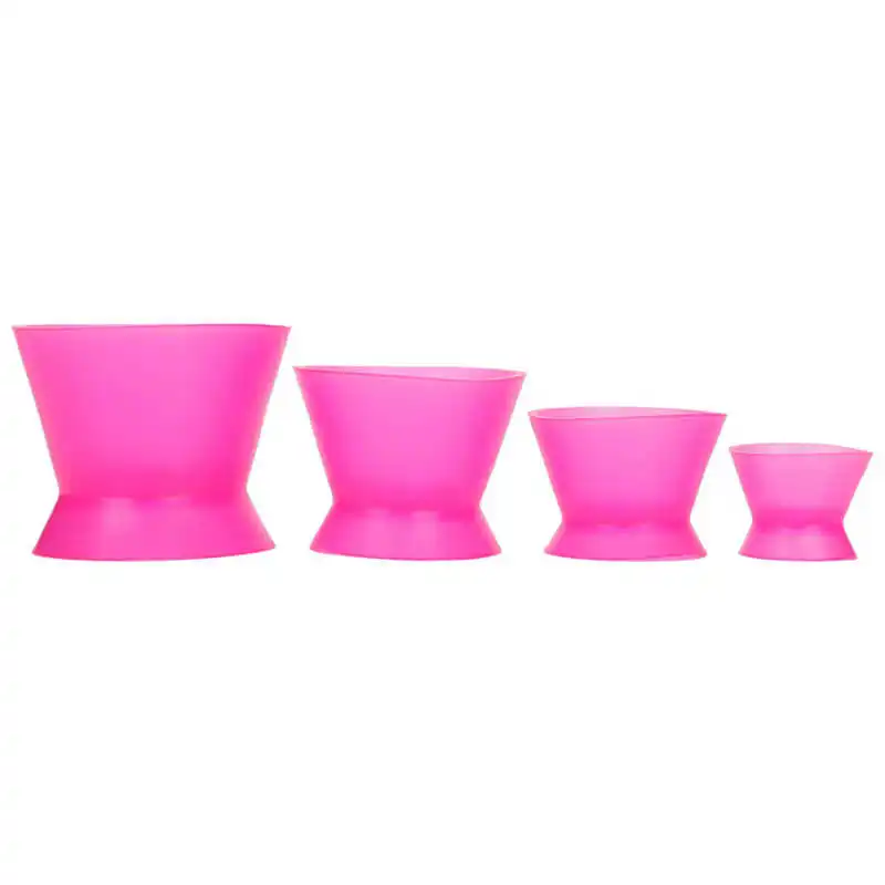 4pcs Dental Mixing Cup Reusable Medical Silicone Dental Mixing Bowl for Mixing Facial Mask Painting Paint Mix Set Oral Care Tool