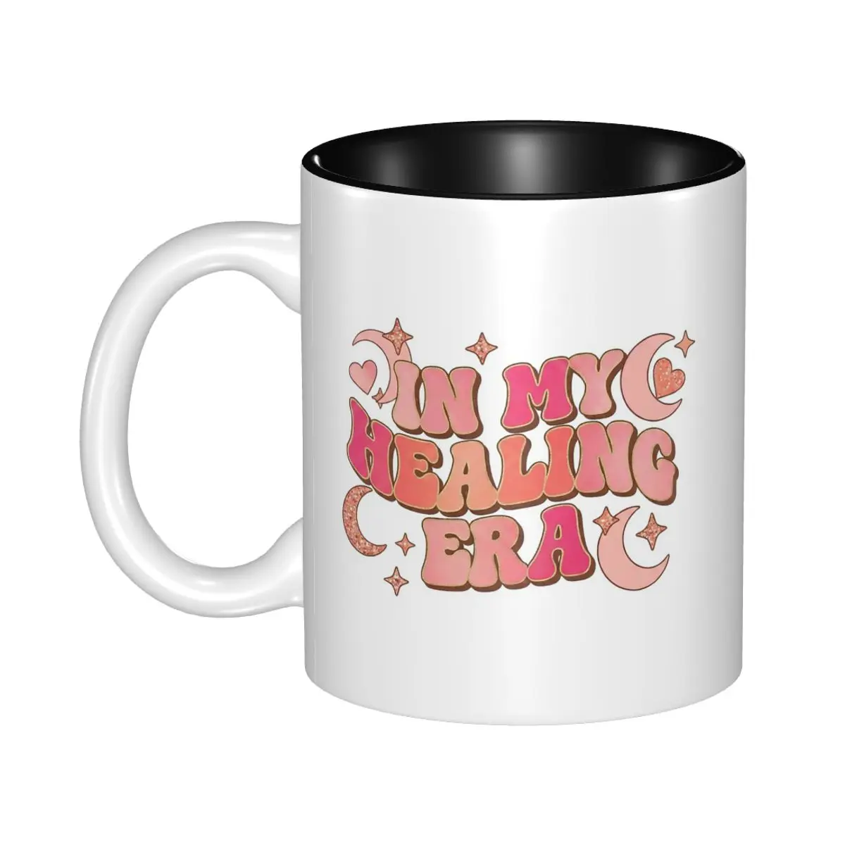 

Кружка «В мою эпоху исцеления 2026»: Модная забавная керамическая чашка для кофе, чая, молока. Подарки для женщин и мужчин.