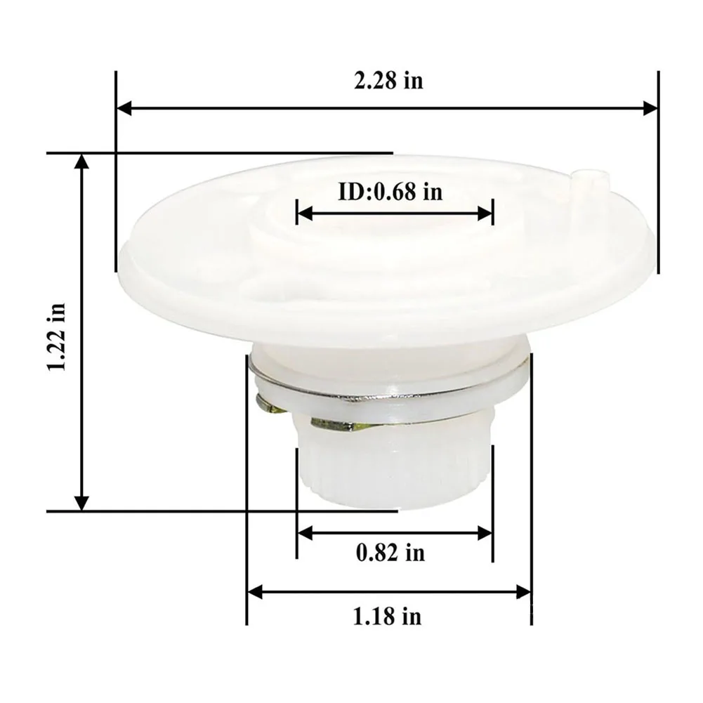 2303-0347 Intermediate Handle Assembly PVC Stainless Steel Replacement Center Grip For Panel Escutcheon Faceplate Part Easy Inst