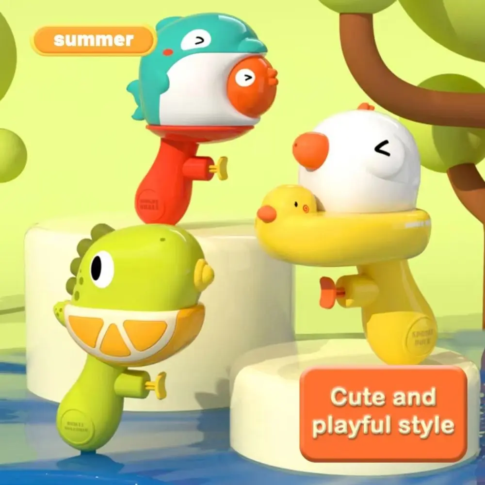 Tipo de imprensa animal spray de água brinquedos portátil fácil de preencher fonte de banho brinquedo dinossauro bonito água-espinante festival sprinkler