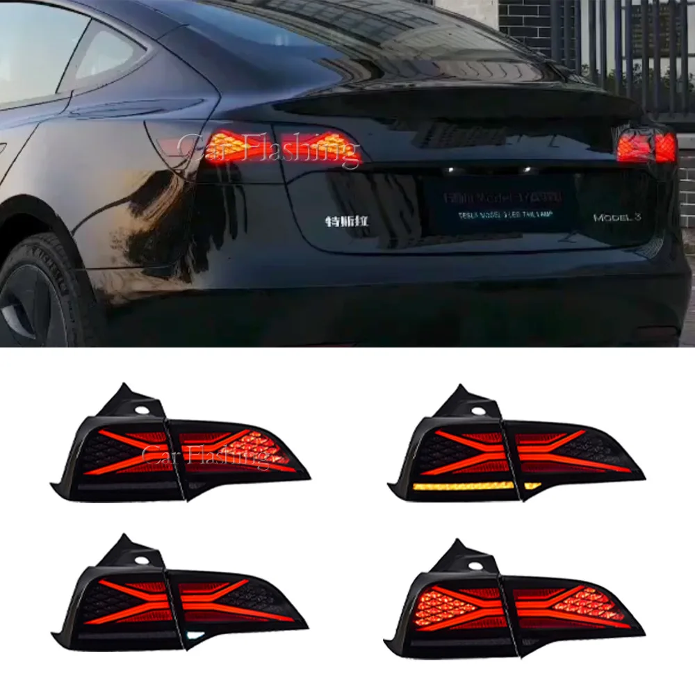 

For Tesla Model 3/Model Y taillight assembly modification of X-Men series taillights