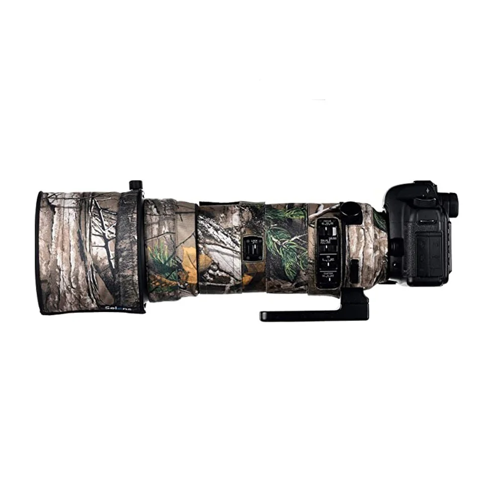 Selens Lens Coat For Sigma 150-600S waterproof Rubber Cover Protective Case Camera Lens Camouflage Coat Photography Accessories