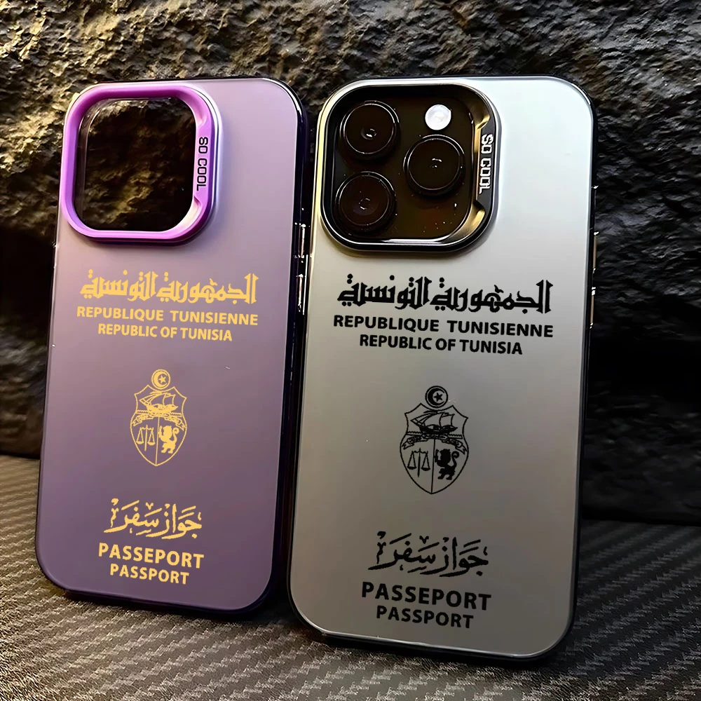 جراب هاتف جواز سفر الجزائر ، حلوى غير لامعة ، غطاء خلفي للصدمات ، آيفون 16 ، 15 ، 14 ، 13 ، 12 ، 11 برو ماكس ، X ، XR ، XS ماكس ، 8 ، 7 بلس #4