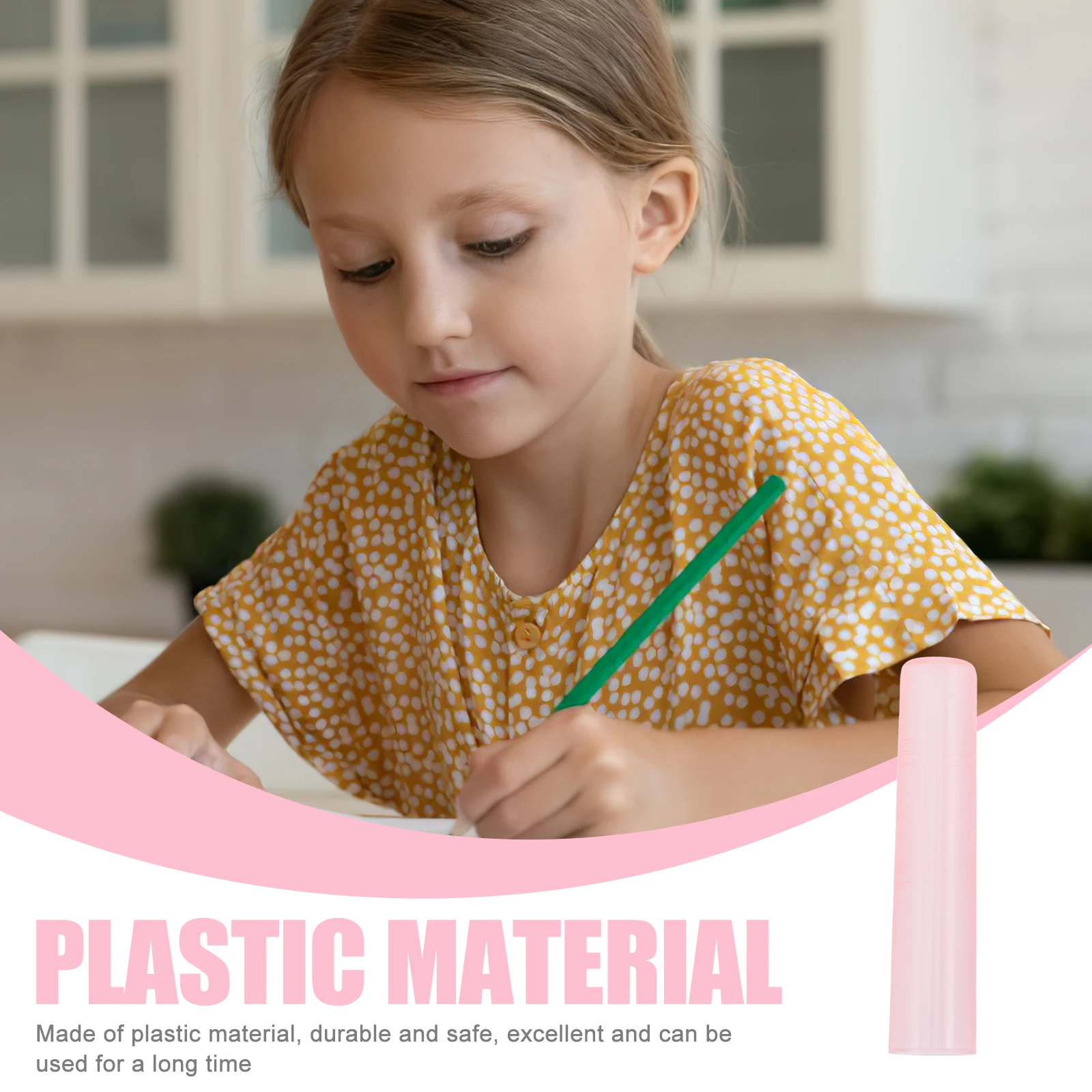 

100 pcs Pencil Tip Protector Cover Caps Plastic Protective Cap For Student School Office Use Long Lasting Easy Install