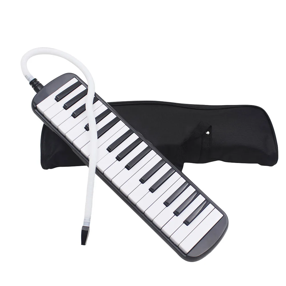 

32 Key Melodica Instrument Lightweight Portable Pianica With Bag No Batteries Blow Play Black 32 Keys Music Tool For Beginners