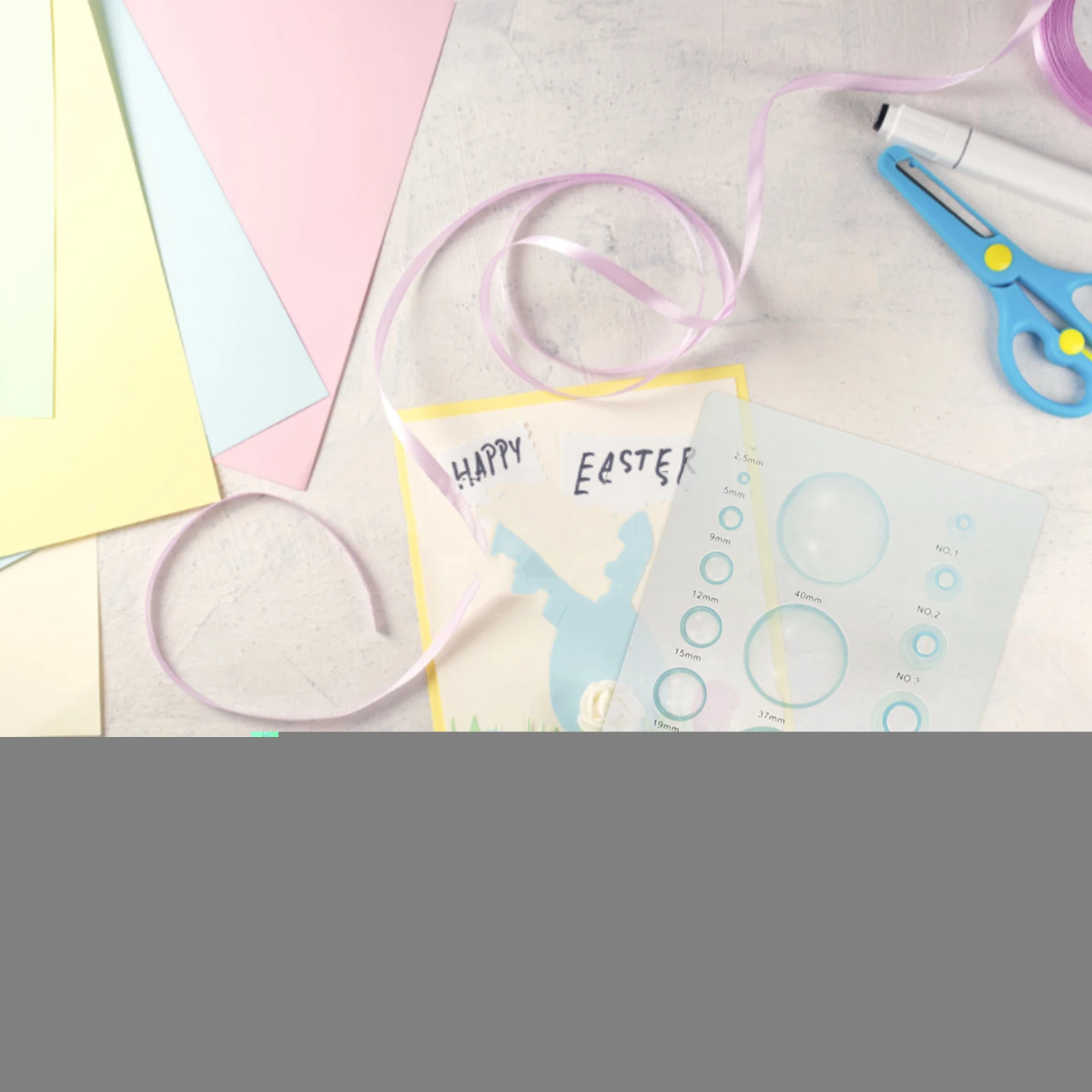 

2Pcs Quilling Mold Transparent Blue Plastic DIY Paper Craft Tool Half Ball Dome Board for Quilling Supplies Paper Bead