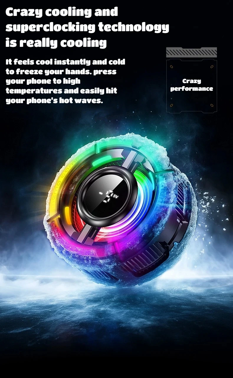 MEMO CX07 CX08 DL05 Magnetic/Back-clip Mobile Phone Semiconductor Cooling Fan Radiator for IPhone Android PUBG Game Cooler