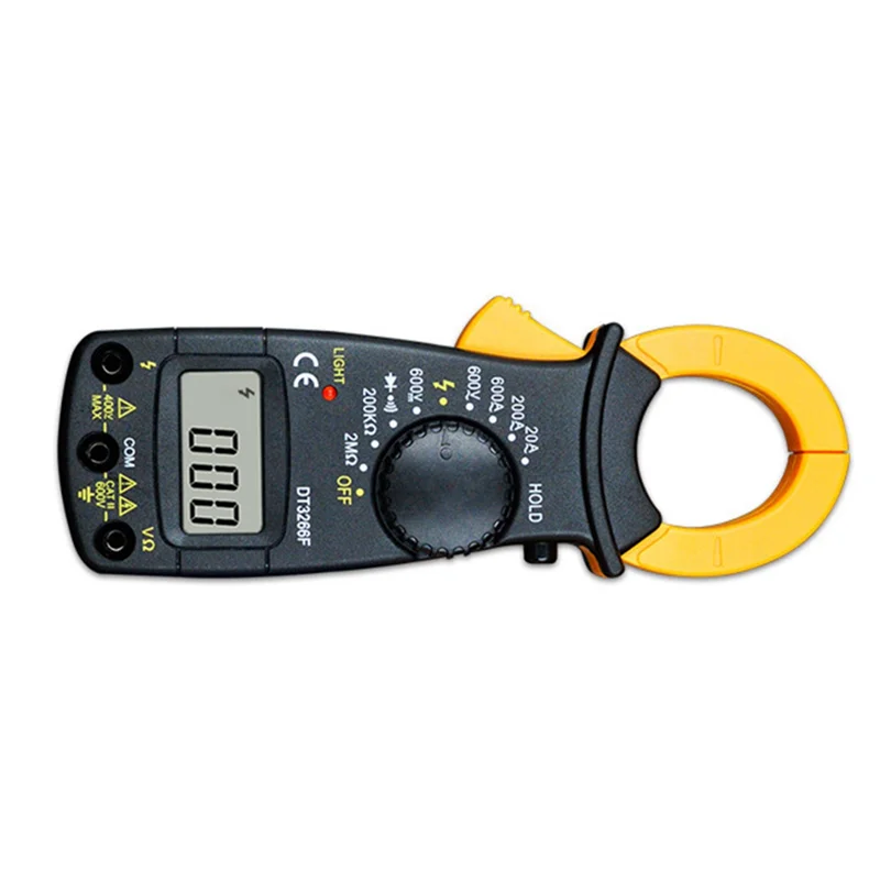 Hot New Digital Amper Clamp Meter Multimeter NCV Current Clamp Pincers Voltmeter Ammeter 600A AC/DC Ohm Current Voltage Tester