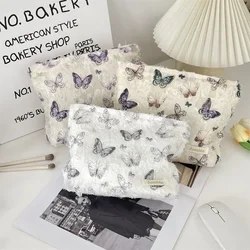 Nuove borse per trucco a farfalla Ins Borsa per cosmetici da donna Borsa per trucco di grande capacità Pochette femminile Borsa da viaggio per trucco